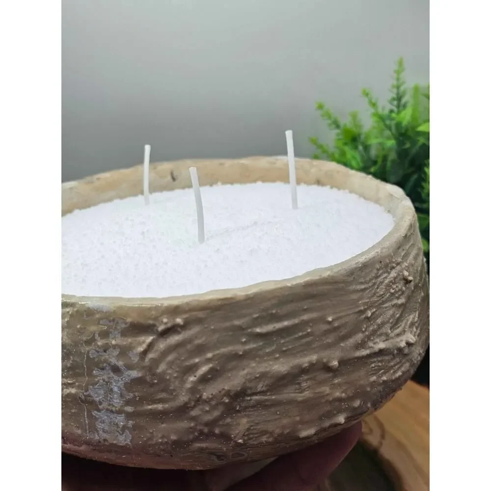 Concrete Candle Bowl